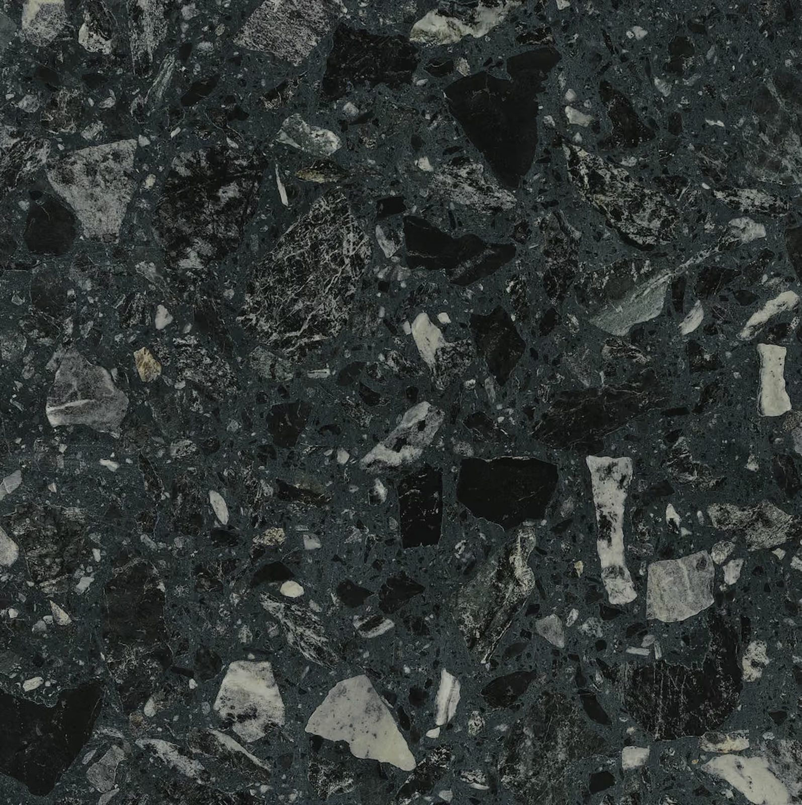 Terrazzo Verde Bragança, dalles en pierre naturelle recomposée RMC, finition polie